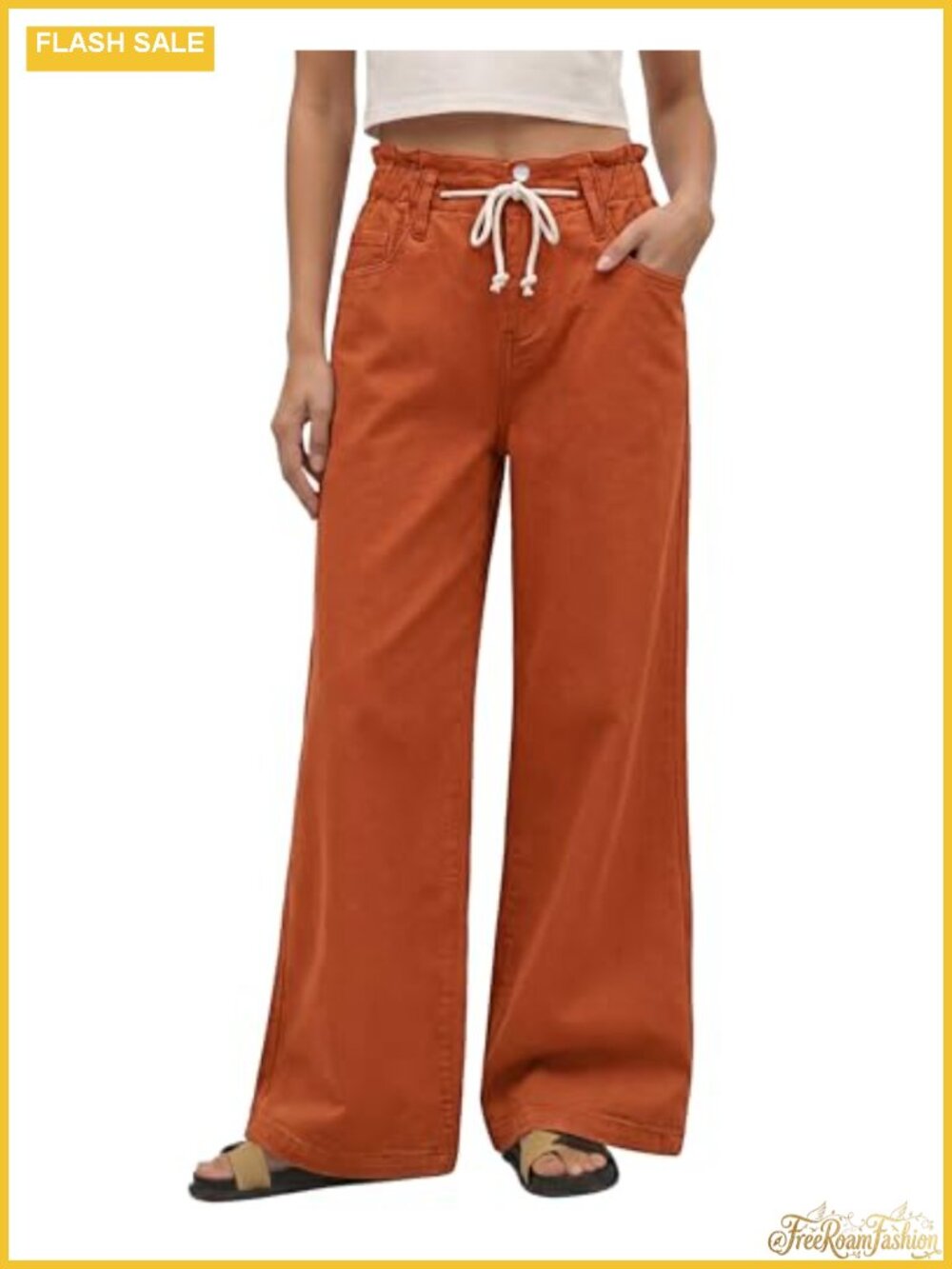 Wide Leg Jeans for Women High Waisted Stretch Baggy Y2K Bell Bottom Pants